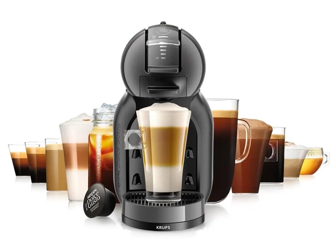 Billede 3 - Kapselkaffemaskine Krups Mini Me KP1238, automatisk 0,8 l