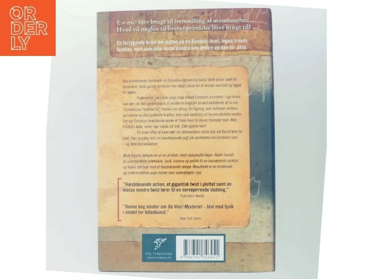 Billede 3 - Einsteins sidste teori af Mark Alpert (Bog)