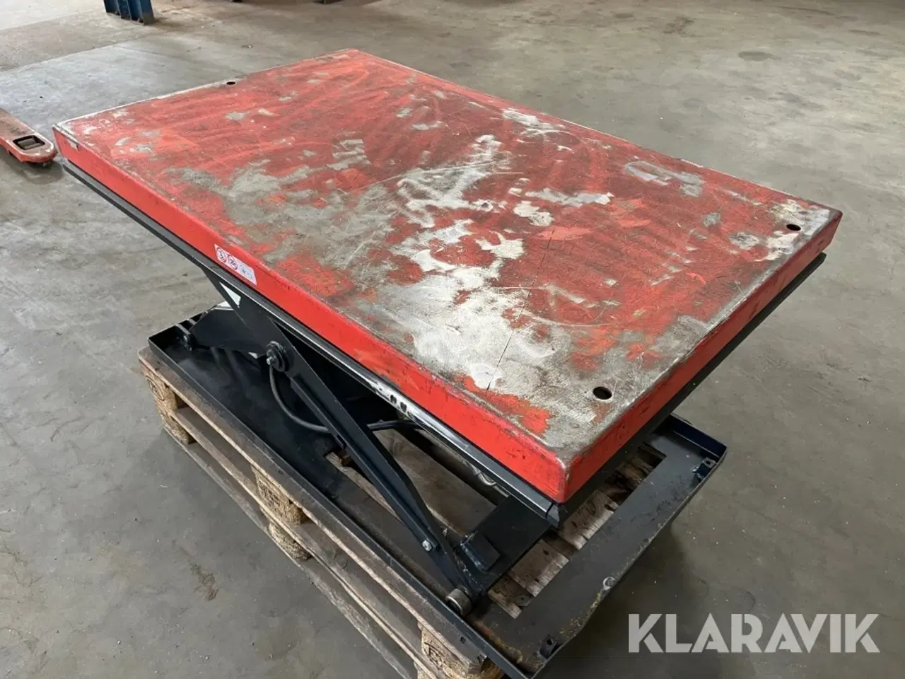 Billede 3 - Løftebord Dansk Værktøjs salg HIW2O 1000 kg