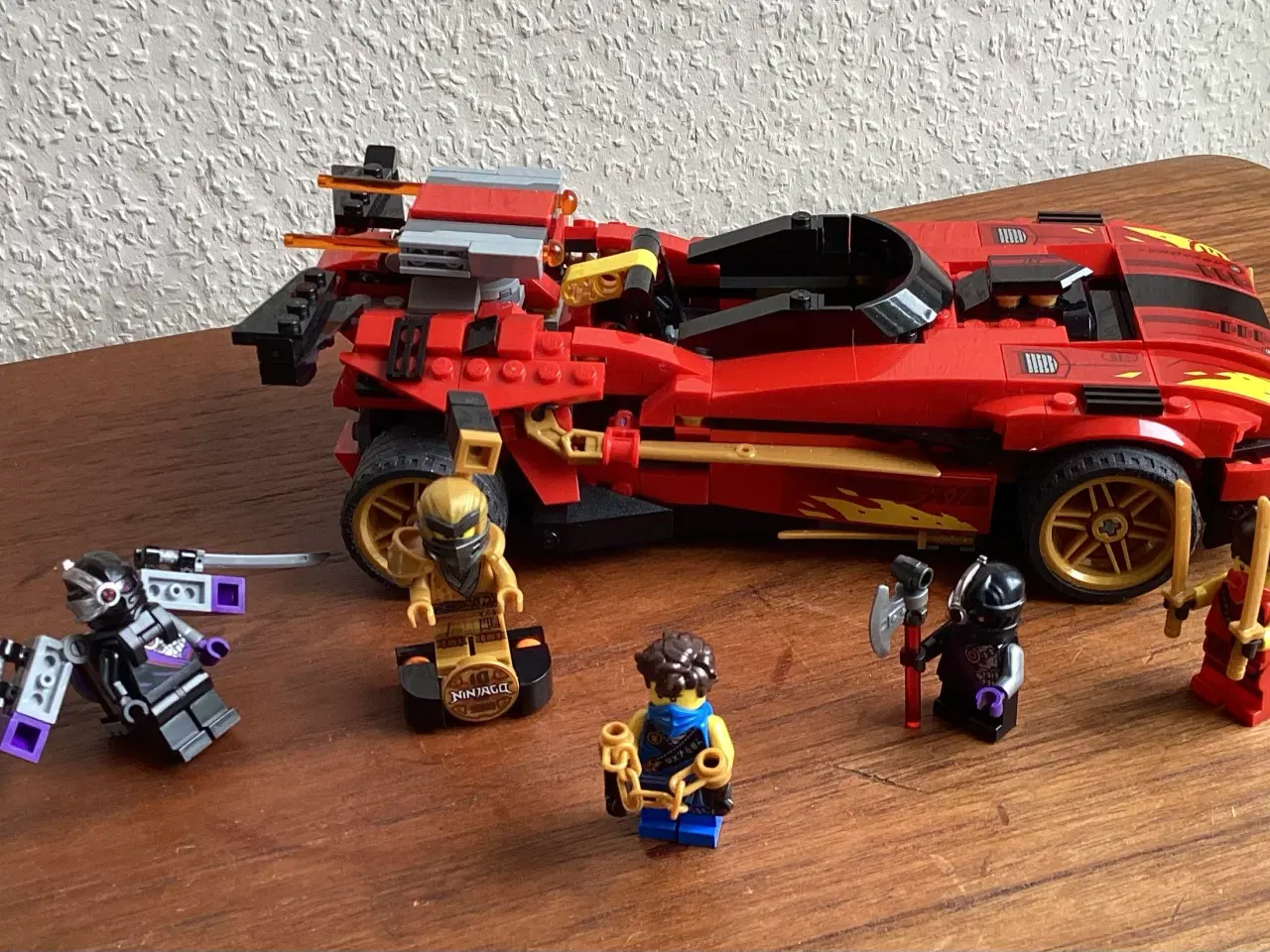Billede 2 - Lego Ninja bil -køretøj m. skydende bil/motorcykel