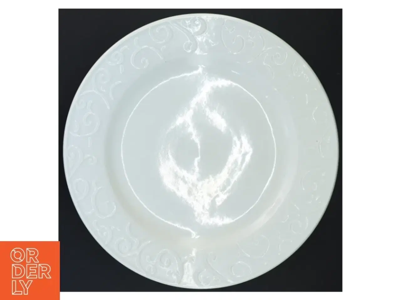 Billede 3 - Hvide porcelænstallerkener (str. Diameter 26 cm)