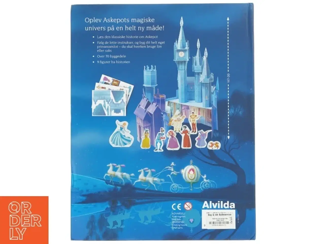 Billede 9 - Askepots slot papirmodelleringssæt fra Disney (str. 34,5 x 27 cm)