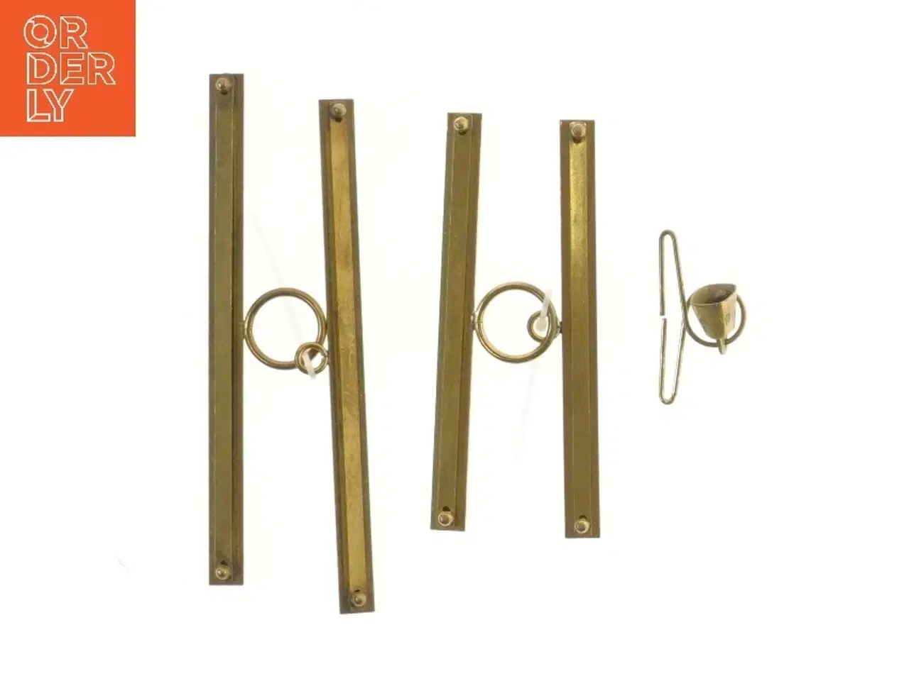 Billede 1 - Beslag til klokkestreng ophæng (str. 21,5 og 17,5 og 7 cm)