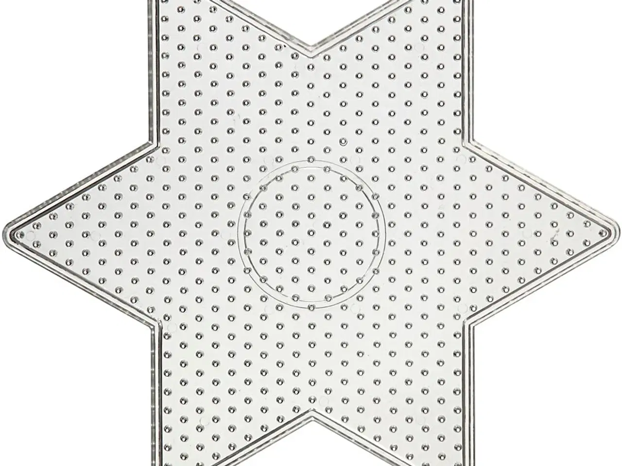 Billede 1 - Perleplade, stor stjerne, str. 15x15 cm, medium, 10stk./ 1 pk.