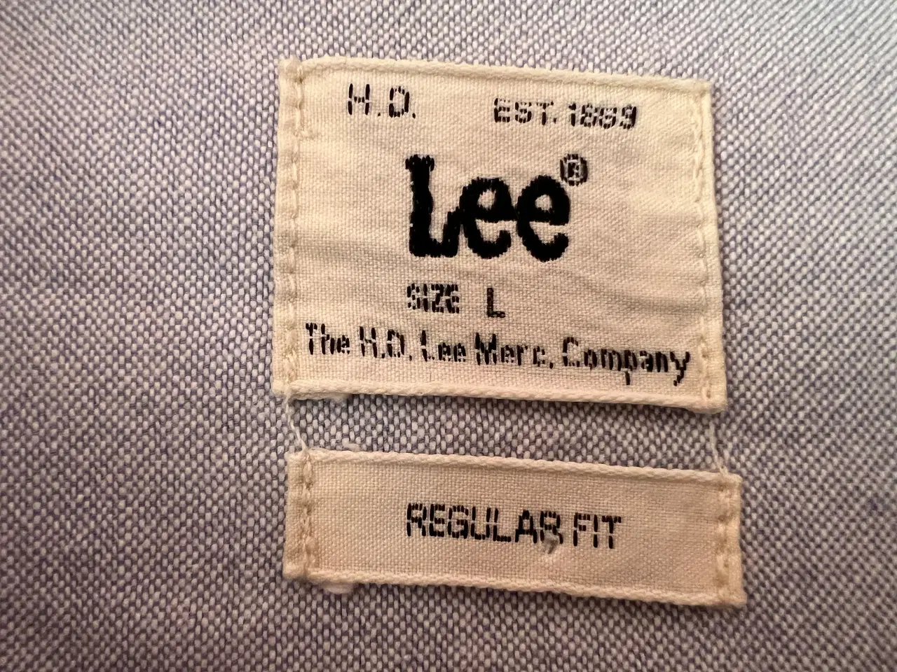Billede 8 - Lyserblå Lee Denimskjorte (Str. L.)