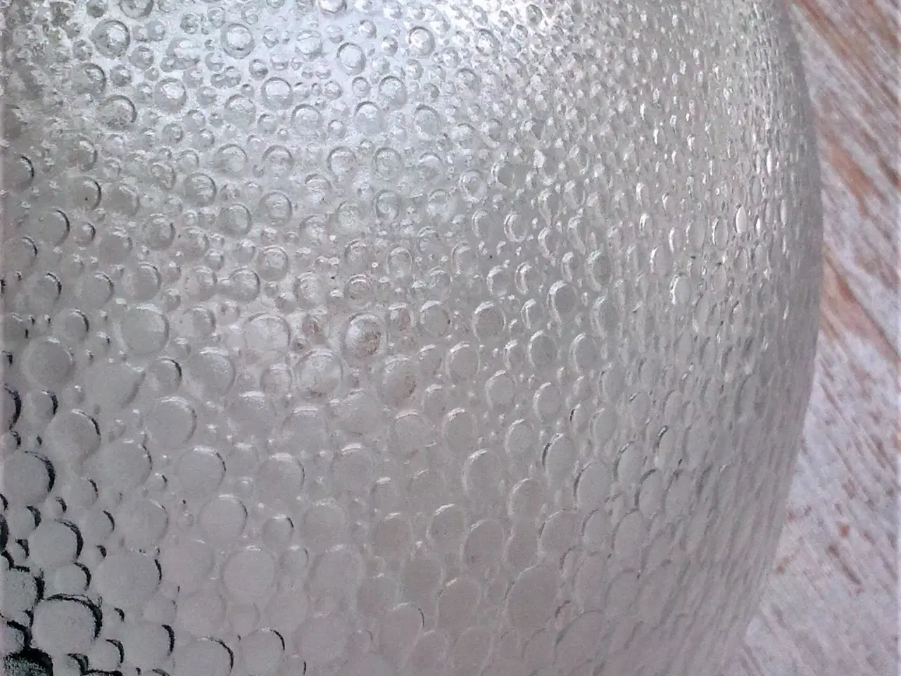 Billede 7 - Salatskål RETRO glasklar m is havet dekor