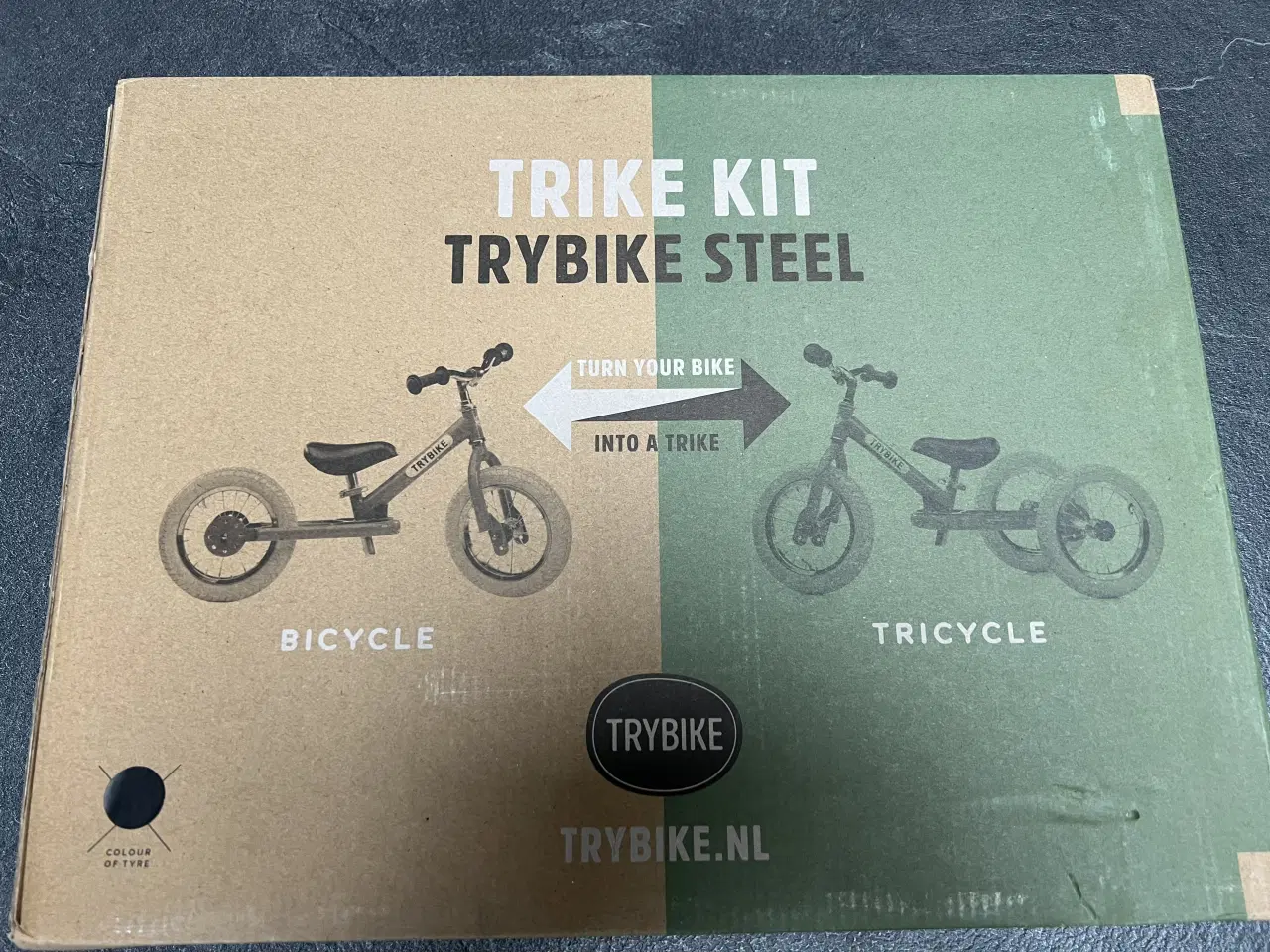 Billede 6 - Trybike løbecykel 3 hjulet Hvid/sort