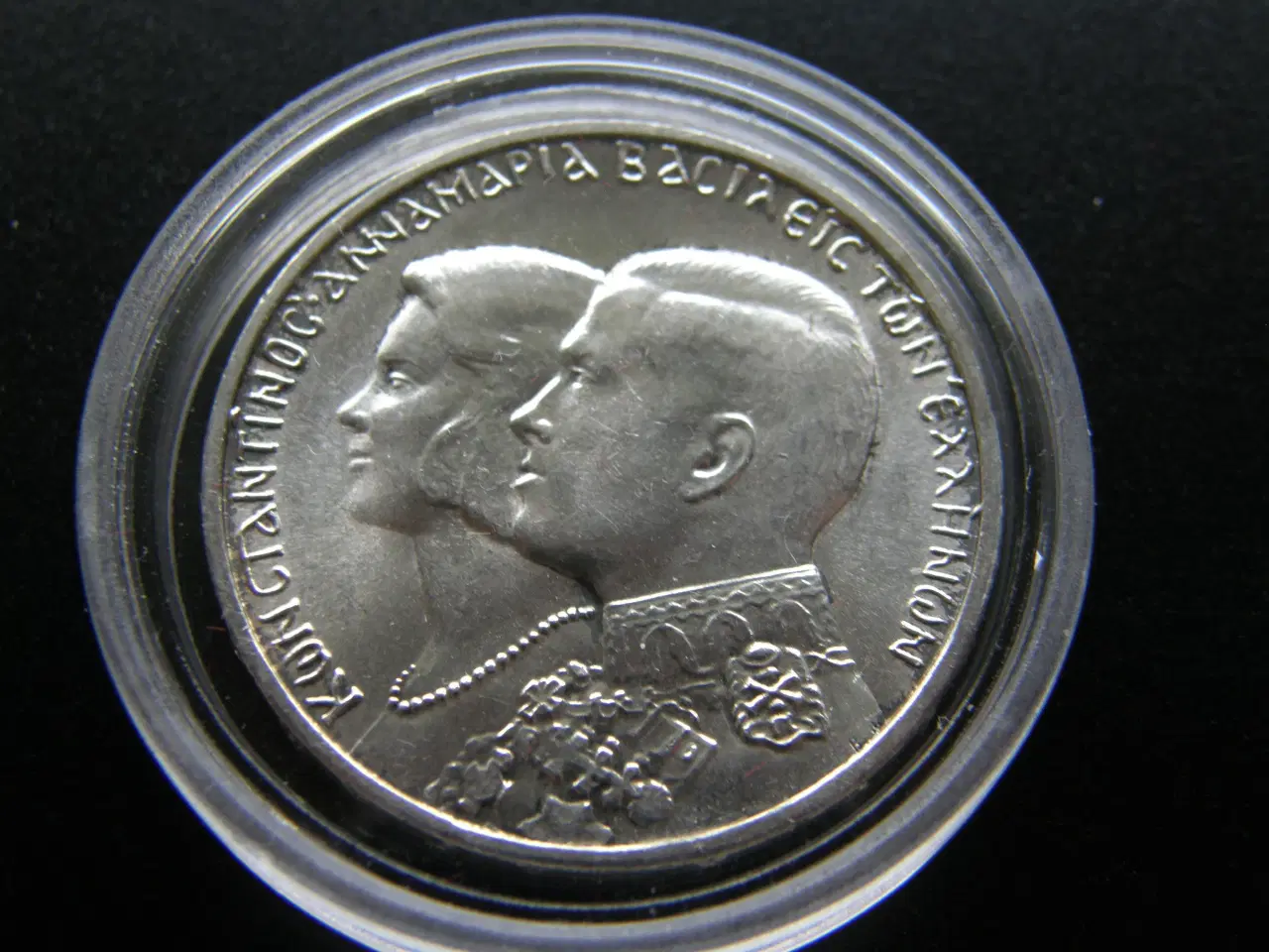 Billede 1 - Grækenland  30 Drachma  1964  Sølv.