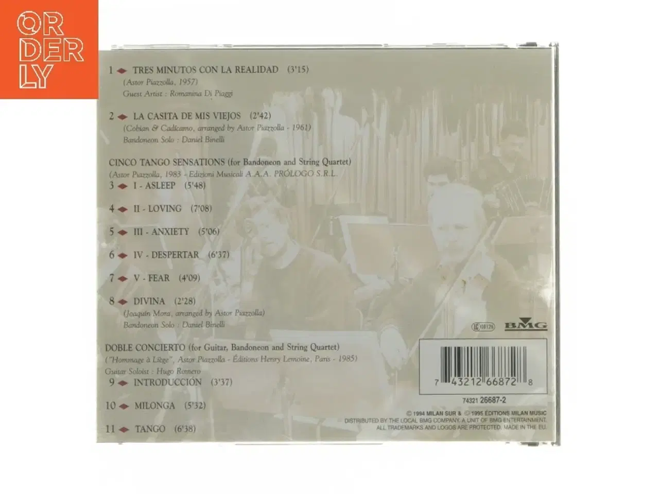 Billede 4 - Astor Piazzolla Tango Sensations CD