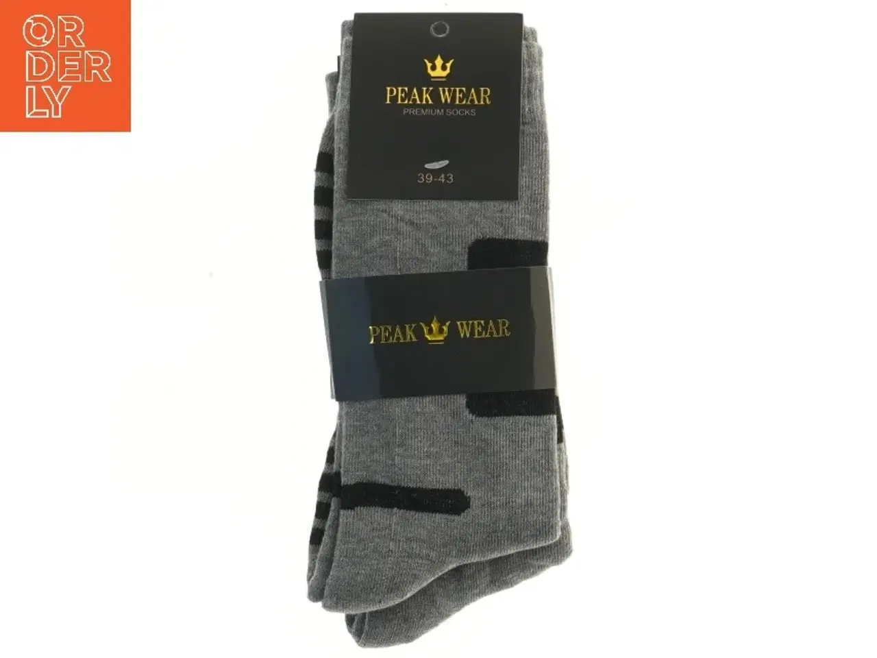 Billede 1 - Peak Wear strømper fra Peak Wear (str. størrelse 39-43 cm)
