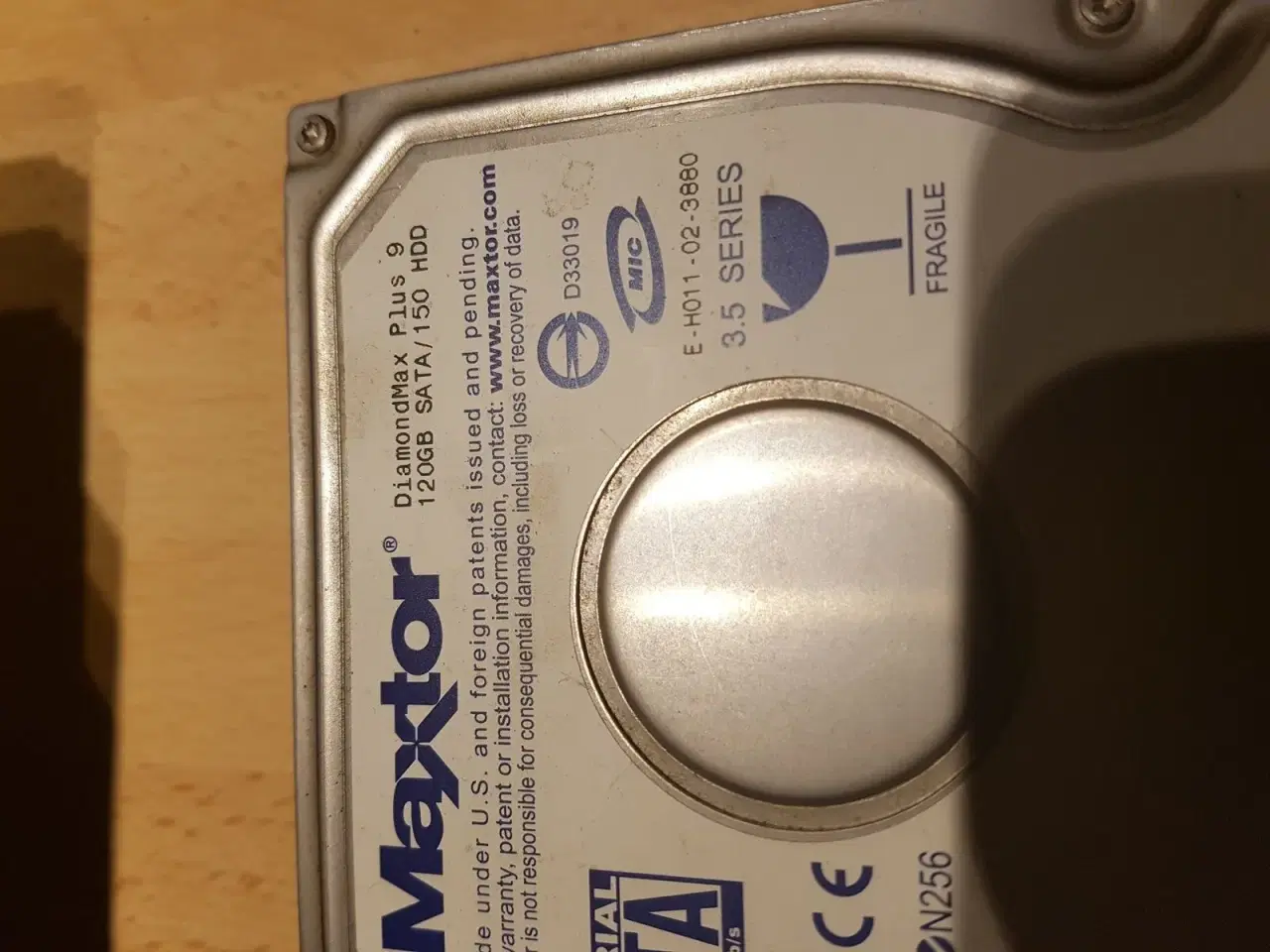 Billede 1 - Maxtor 3.5" harddisk 120gb sata.