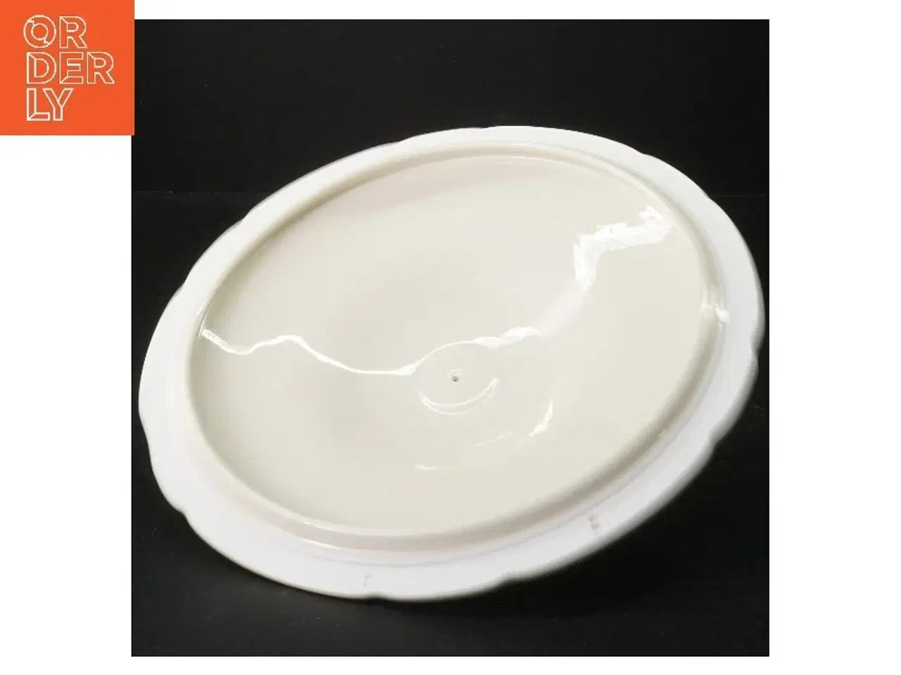 Billede 4 - Porcelæns suppe terrin med låg og håndtag fra KPM (str. 21,5 cm i diameter)