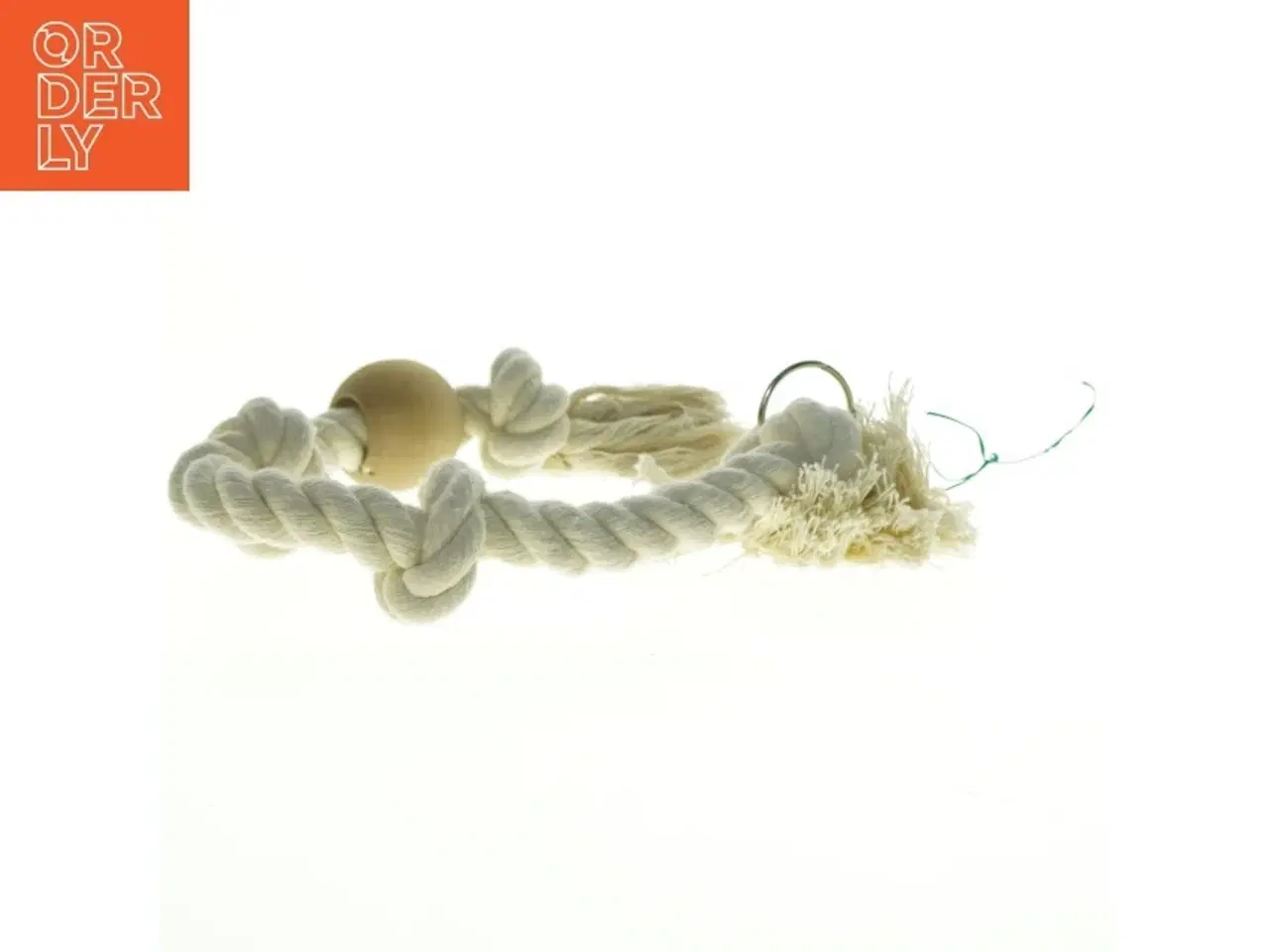 Billede 2 - Hundelegetøj i reb med trækugle (str. 58 cm)