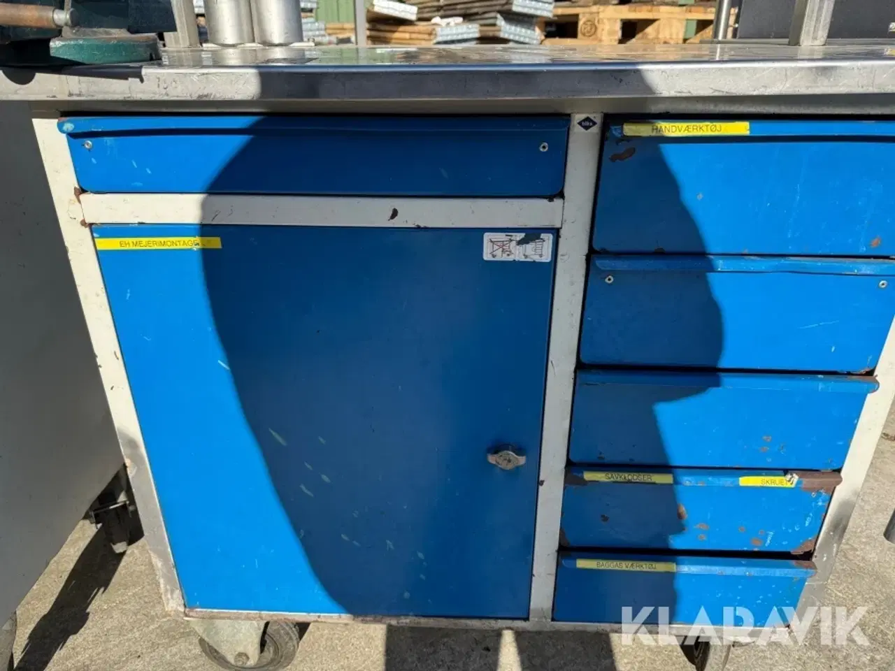 Billede 5 - Værksteds bord på hjul Blika