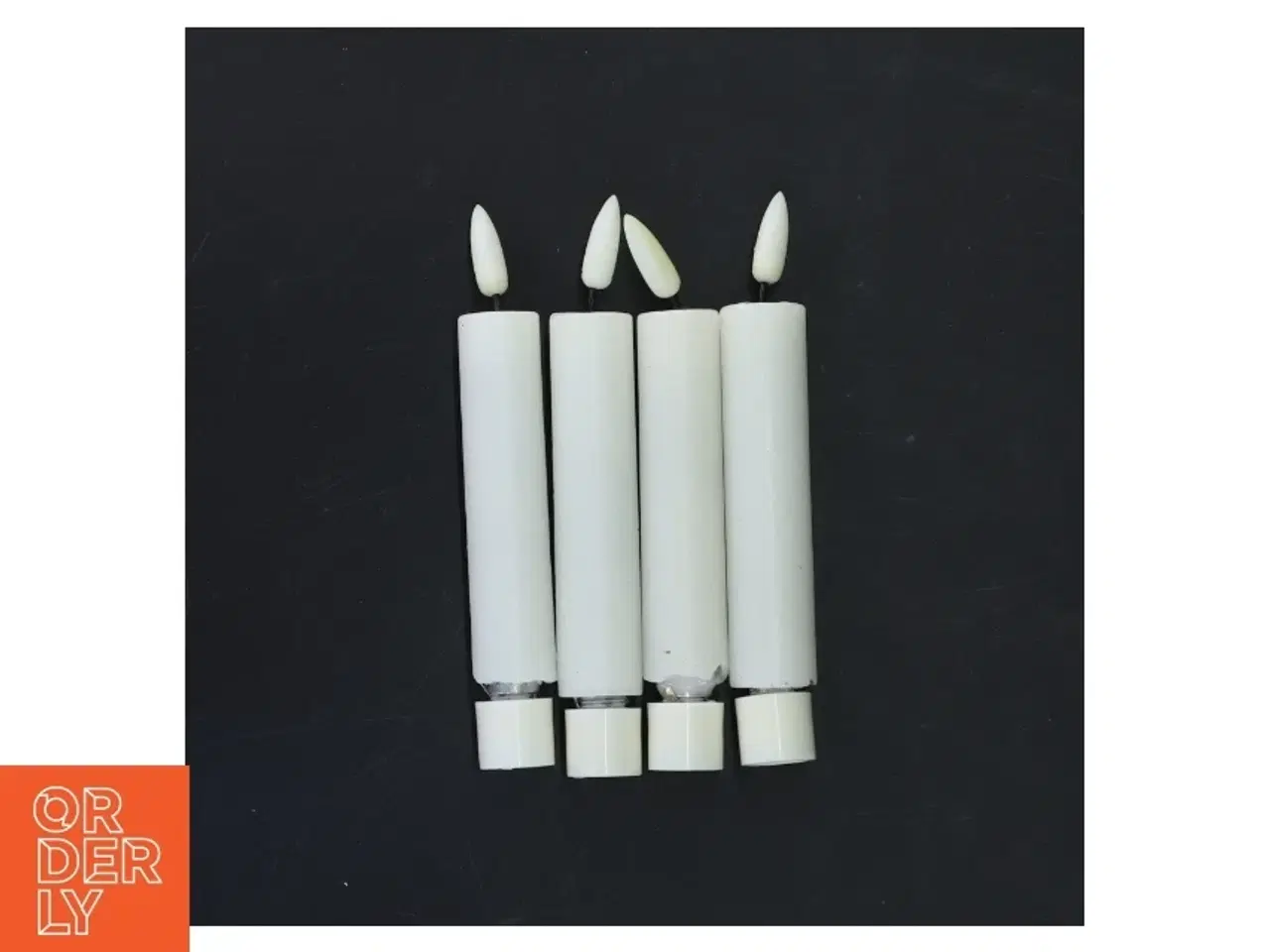 Billede 1 - Elektriske stearinlys, 4 styk (str. 14 cm. 4 styk)