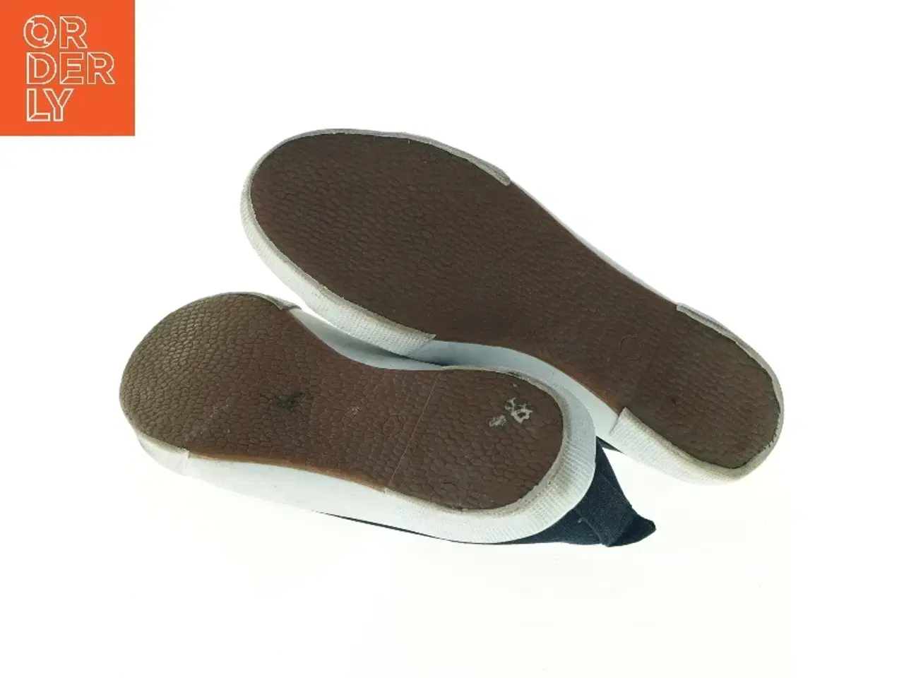 Billede 4 - Brugte marineblå lærredssko fra Walkx (str. 41)