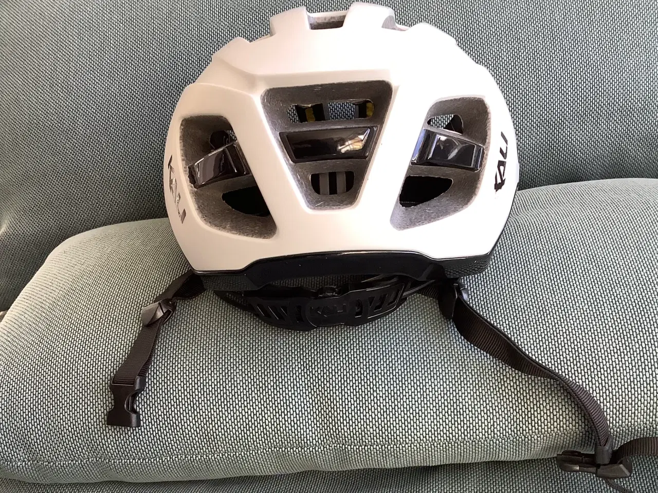 Billede 6 - Kali Uno SLD Helmet Matt White/Black str. L-XL 