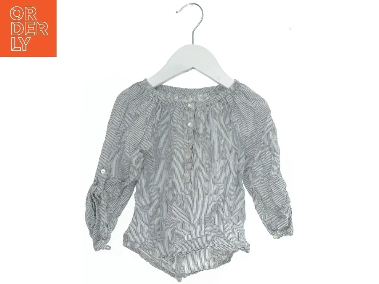 Billede 1 - Stribet langærmet bluse til børn fra Logg (str. 98)