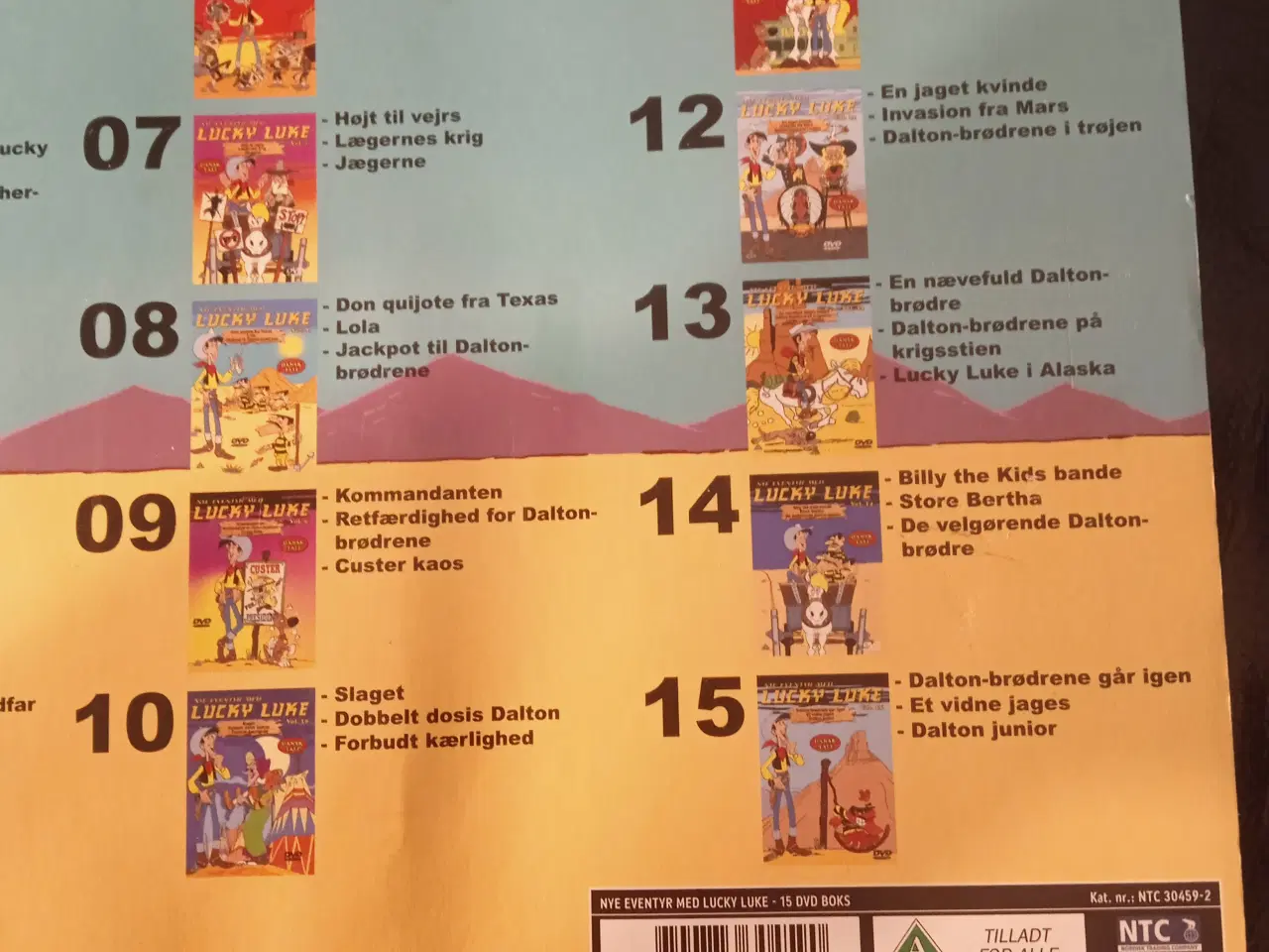 Billede 3 - Lucky Luke 15 dvd Box 