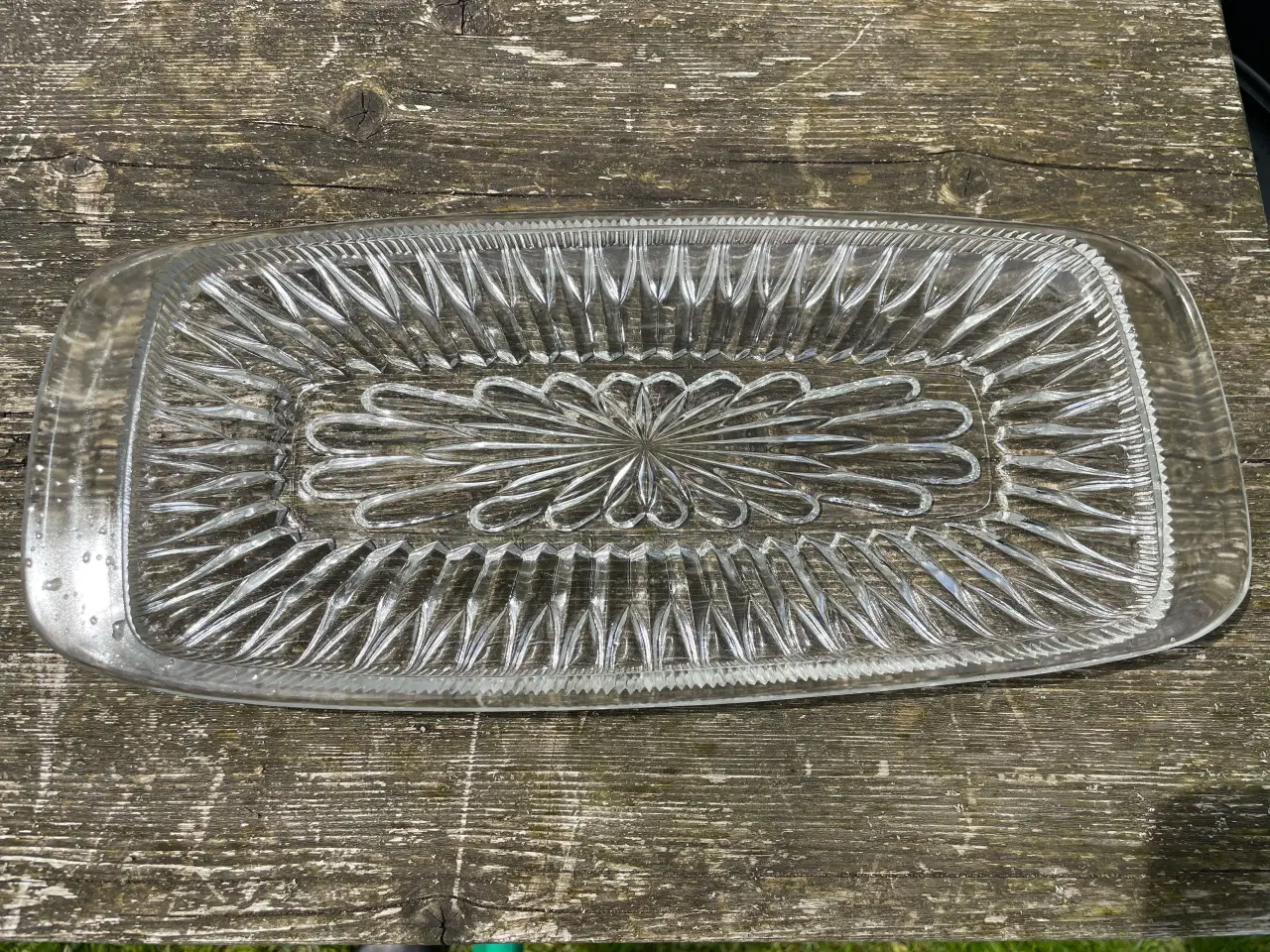 Billede 1 - Rouladefad i klar glas