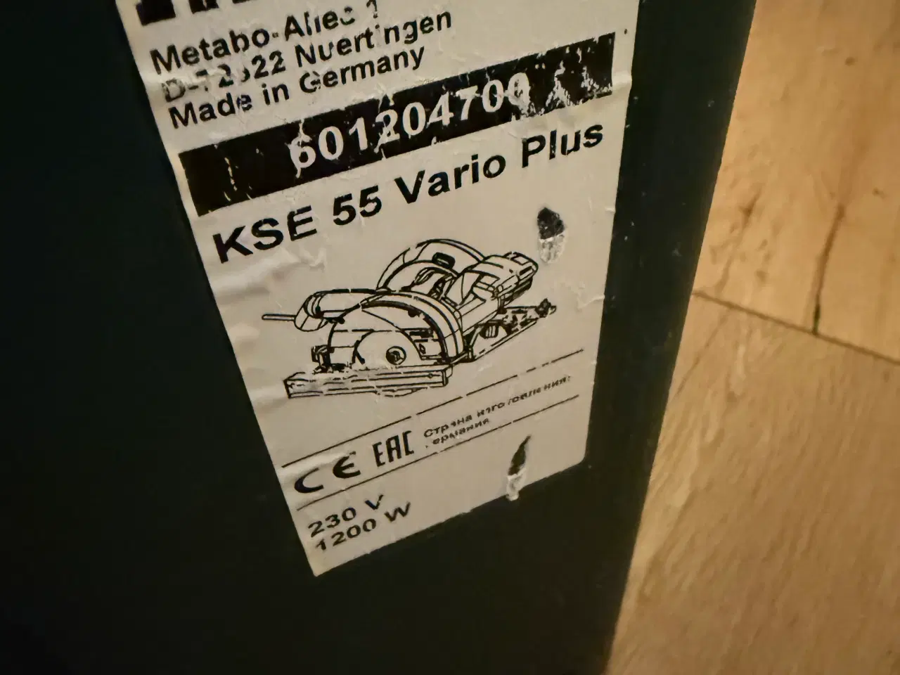 Billede 2 - Metabo KSE 55 Vario Plus Dyk og Rundsav