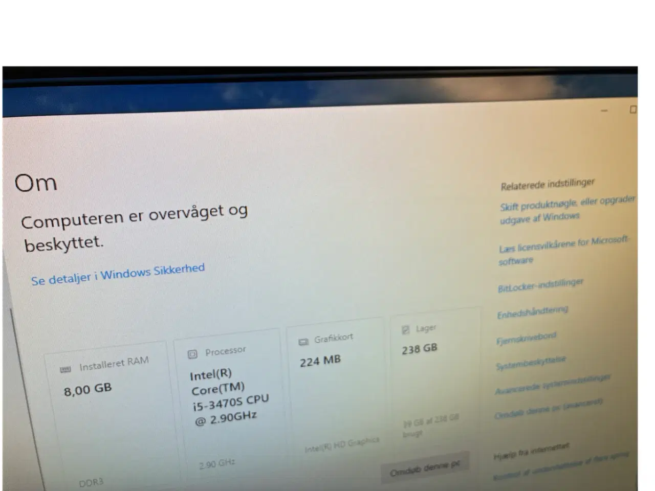 Billede 2 - Stationær pc i5