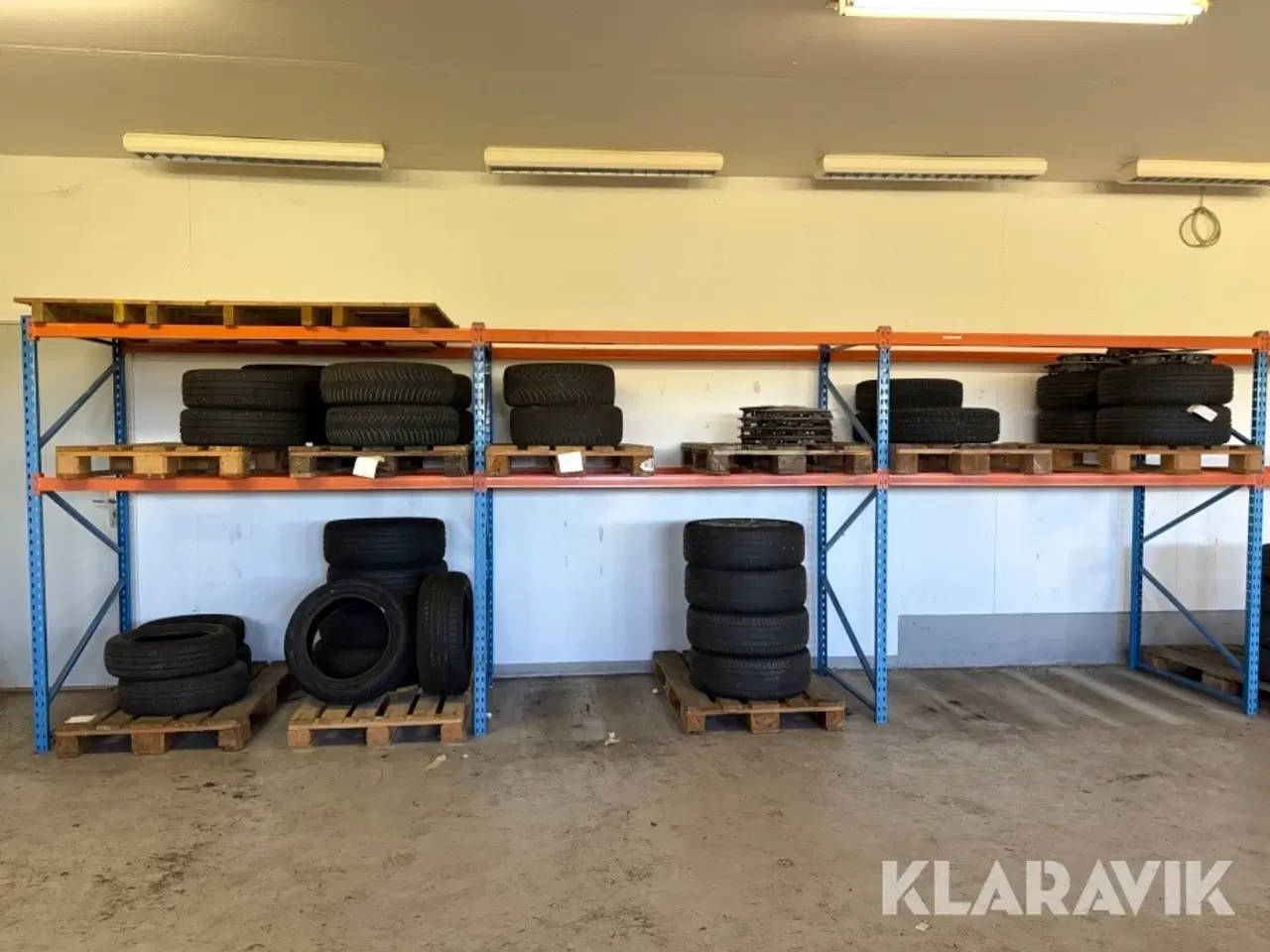 Billede 2 - Pallereol 5 fag - 30 styk europaller medfølger