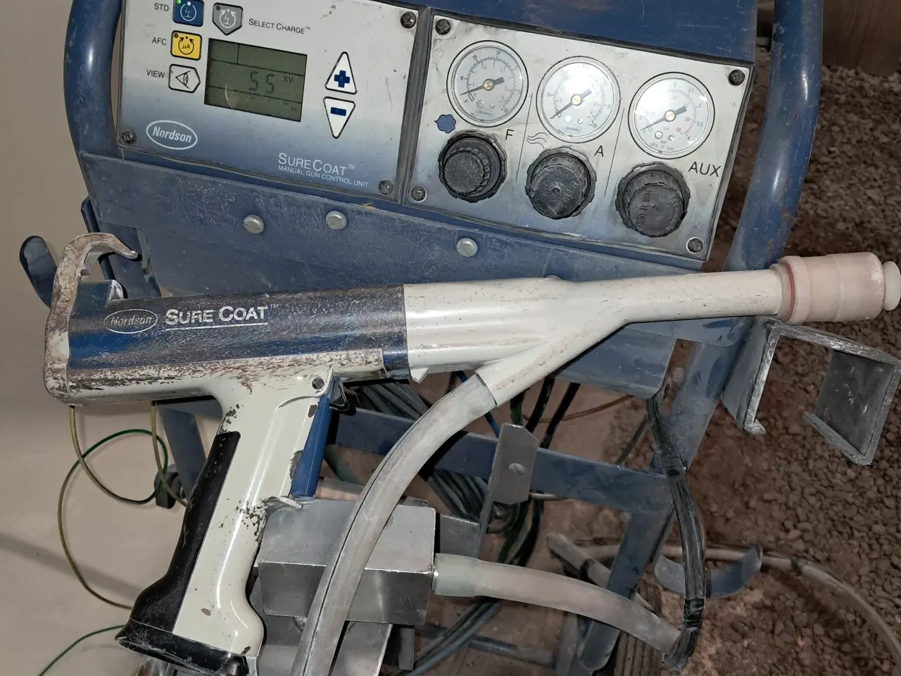 Billede 1 - Pulverlak anlæg 