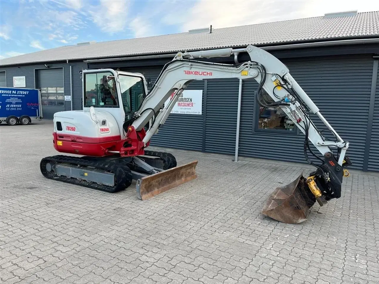 Billede 3 - Takeuchi TB260 Aftagelige Engcon rotortilt og centralsmørring.