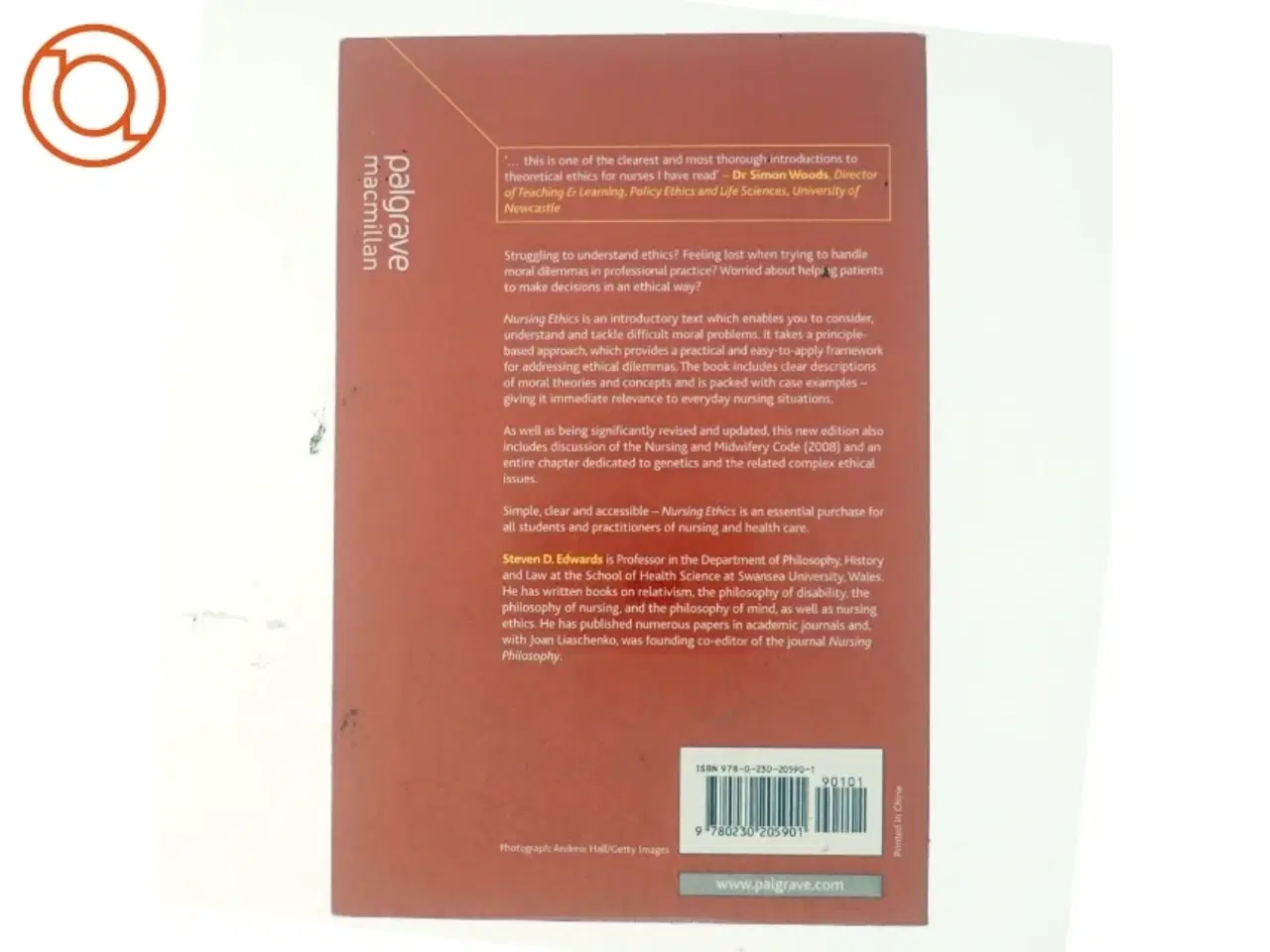 Billede 3 - Nursing ethics : a principle-based approach af Steven D. Edwards (1957-) (Bog)