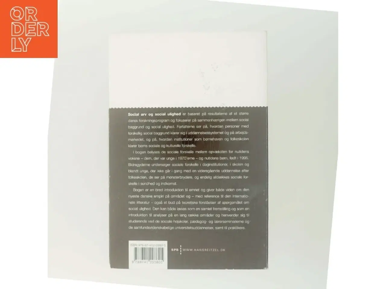 Billede 3 - Social arv og social ulighed af Niels Ploug (Bog)