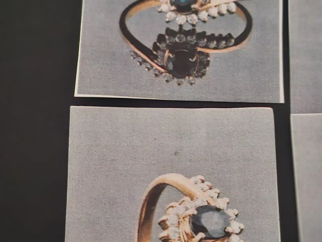 Billede 3 - Safir og diamant ring 18 kt. guld