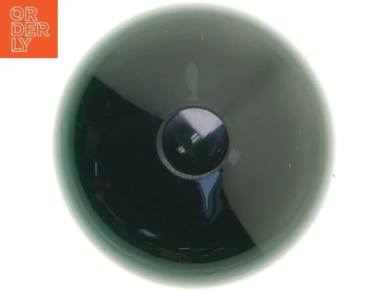 Billede 3 - To grønne glasskåle fra holmegård (str. 2 styk. ø. 24,5 cm. og. ø. 32 cm)