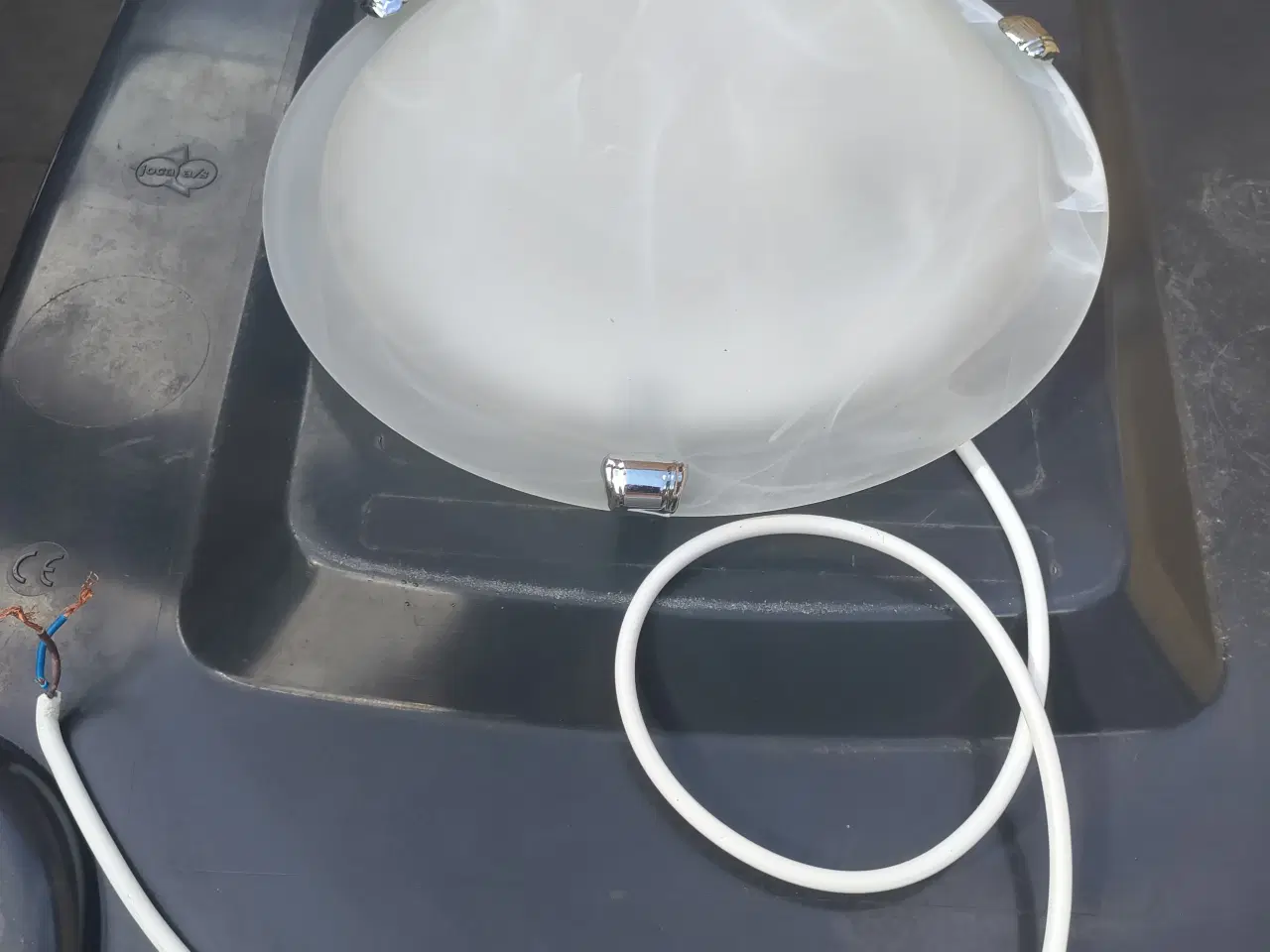 Billede 3 - Lampe i glas 