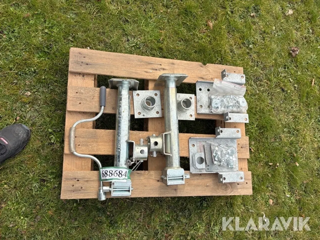 Billede 8 - Brenderup komplet støttebens sæt Brenderup