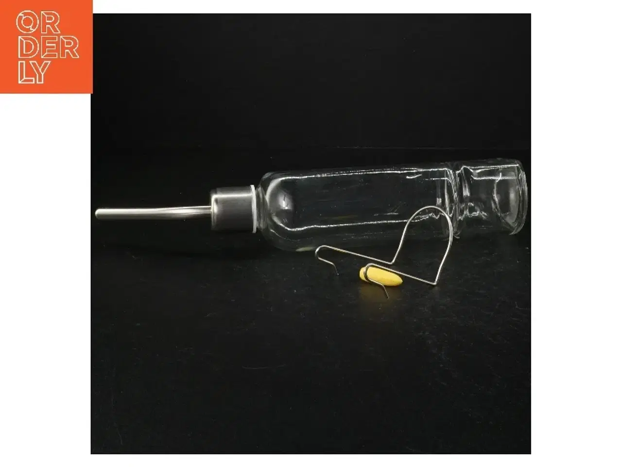 Billede 1 - Vandflaske af glas til kaniner (str. 355 mililiter)