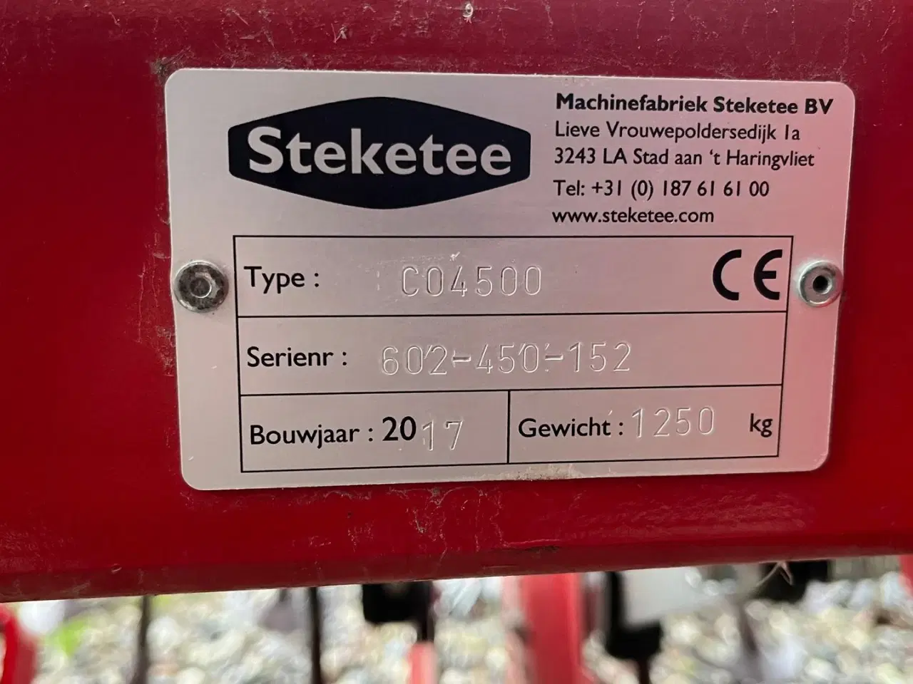 Billede 6 - Steketee CO4500  Majs 6 Række for / bag 75 cm