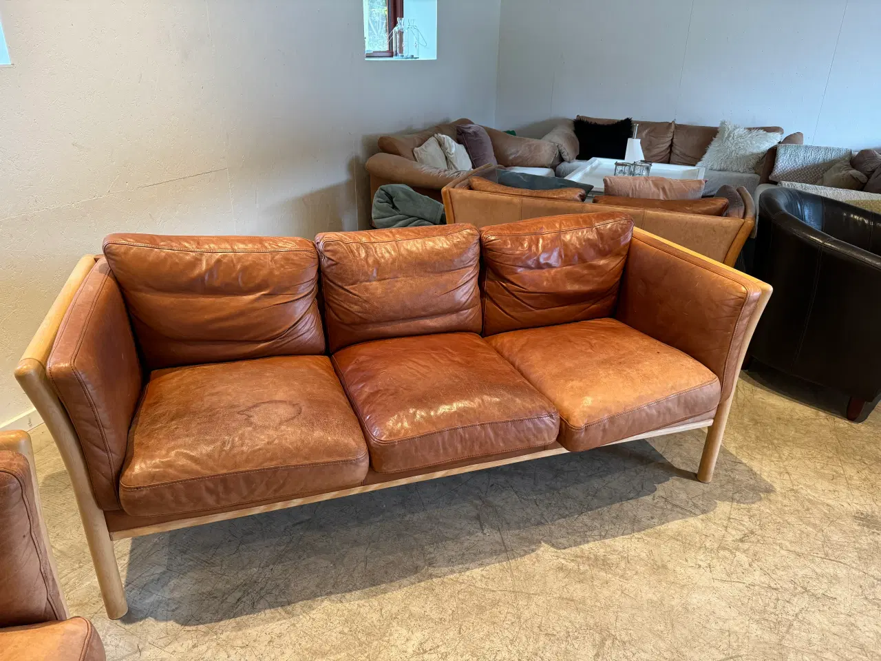 Billede 7 - Læder Sofa 2 stk.