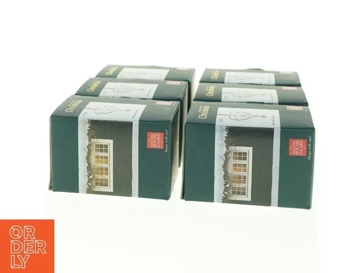 Billede 3 - Holmegaard juleophæng 2008 fra Holmegaard (str. 10 x 7 x 2,5 cm)