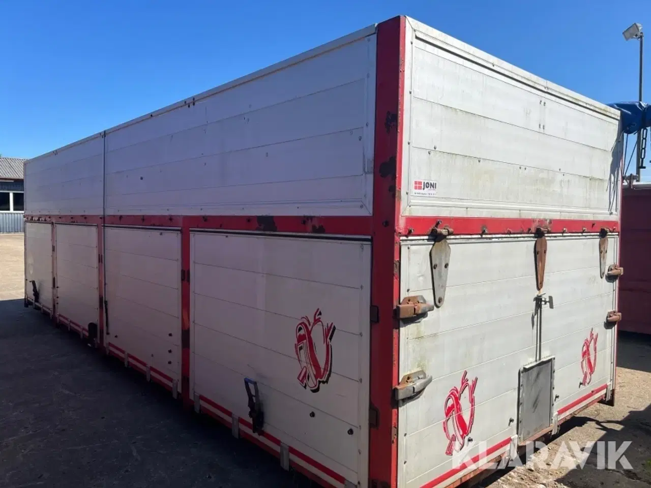 Billede 4 - Korn container med rullepressenning og aluminiums sider