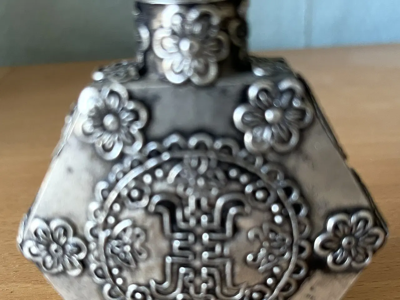 Billede 1 - Opiumsflaske /duftflaske  metal - langt liv symbol