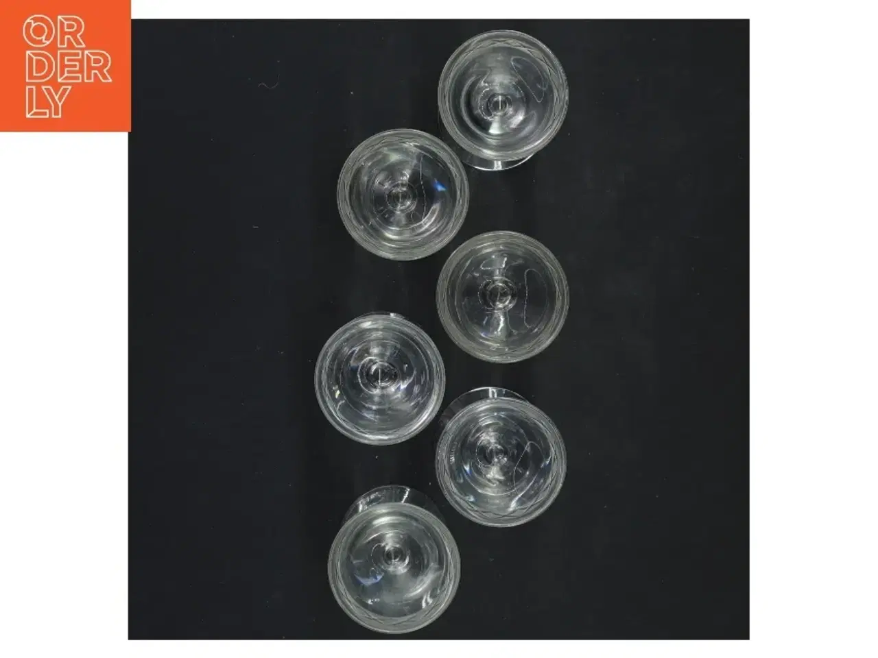 Billede 2 - Sæt med seks små glas (str. 9 cm)