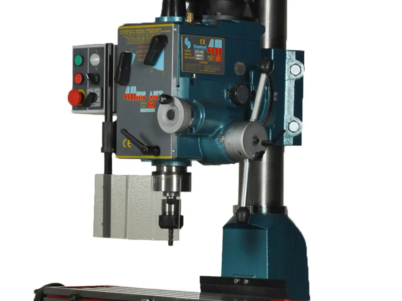 Billede 1 - Kraftig geardreven bore- og fræsemaskine 40BK AUT bænkmodel Scantool