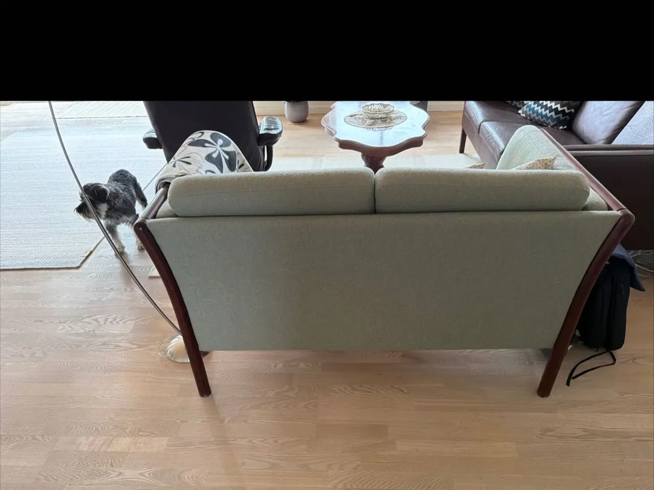 Billede 1 - 2 personers stof sofa