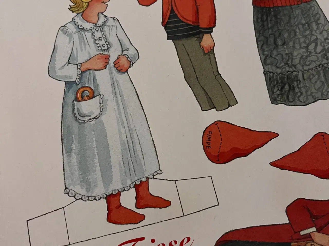 Billede 5 - Jul på slottet klippeark