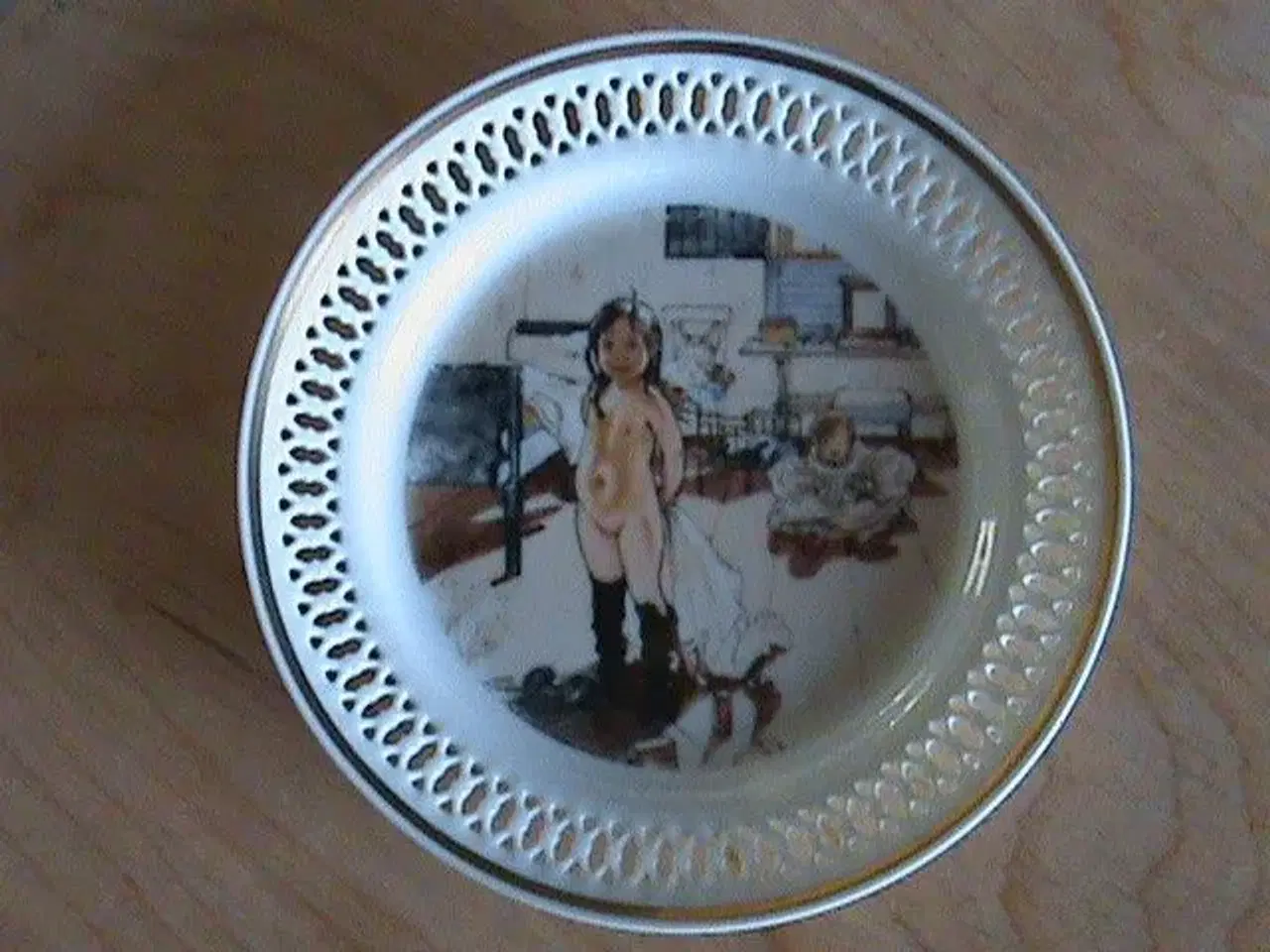 Billede 1 - Carl Larsson porcelæn platte tallerken B&G