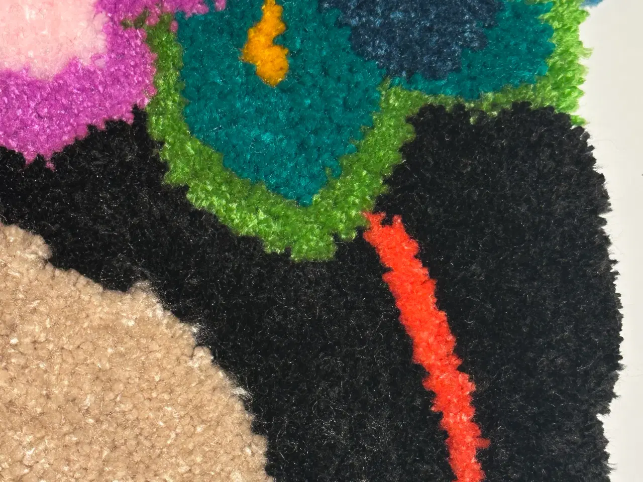 Billede 2 - Tuftet Frida Kahlo vægtæppe