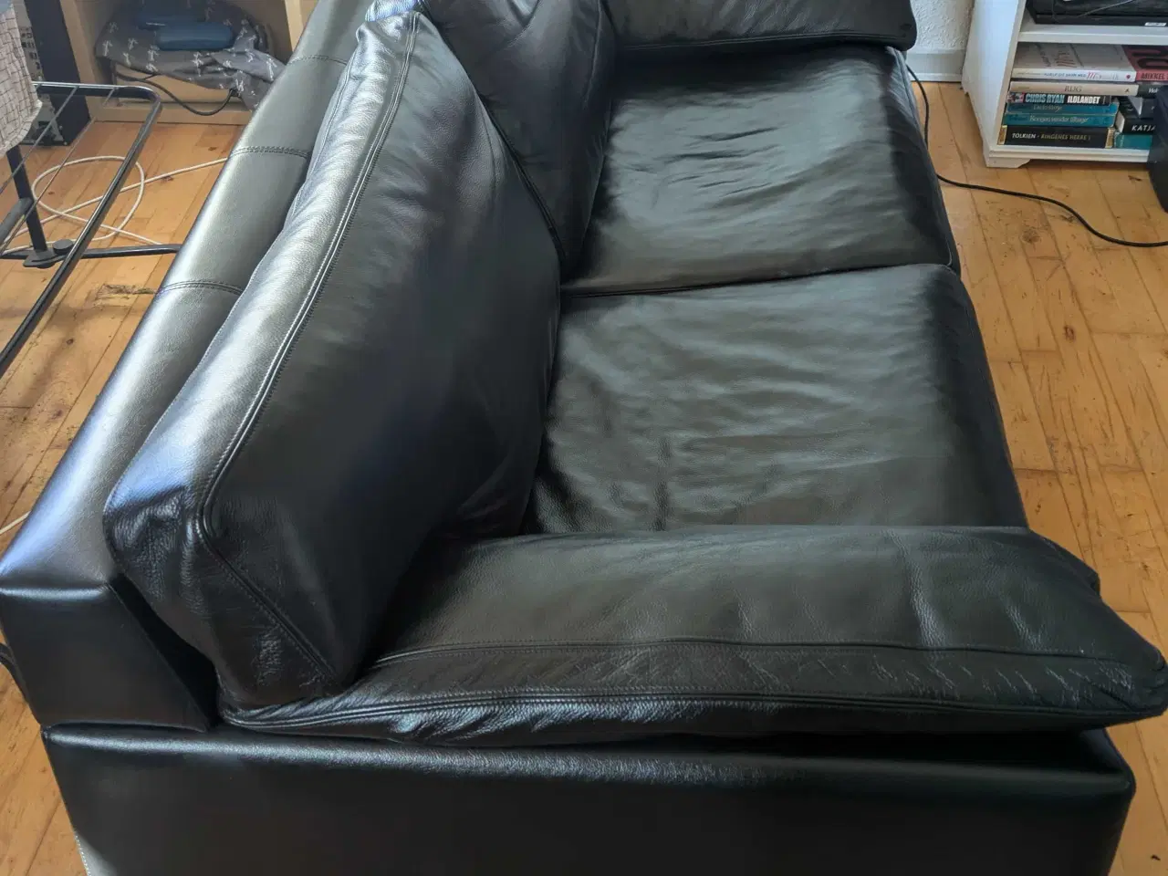 Billede 5 - sorte lædersofaer Mogens Hansen