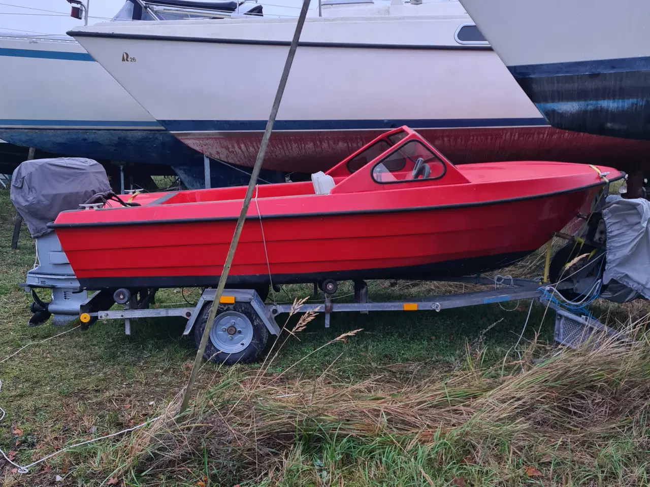 Billede 1 - Speedbåd med elstart - og med trailer