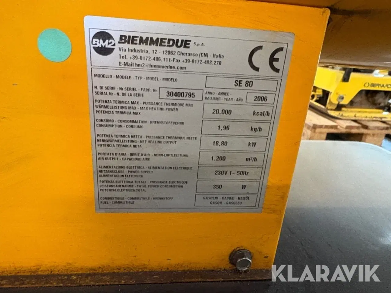 Billede 7 - Varmekanon Biemmedue SE80